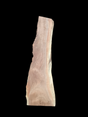 A short walnut slab with a black background.