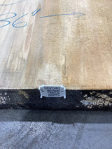QR label attached to the edge of a Silver Maple slab.